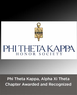 Phi Theta Kappa, Alpha Xi Theta Chapter Awarded and Recognized