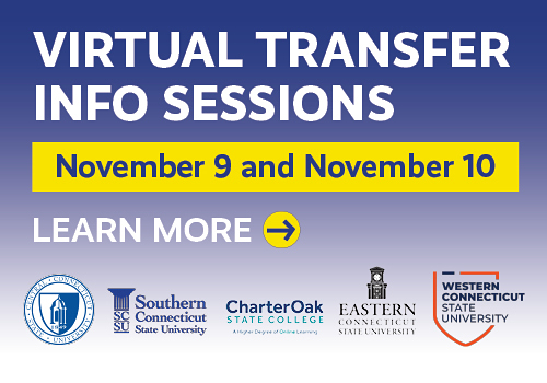 Virtual Transfer Fair Info Sessions Nov. 9 and 10